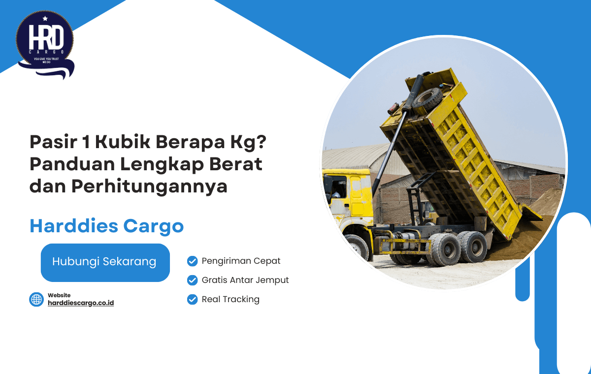 Pasir 1 Kubik Berapa Kg