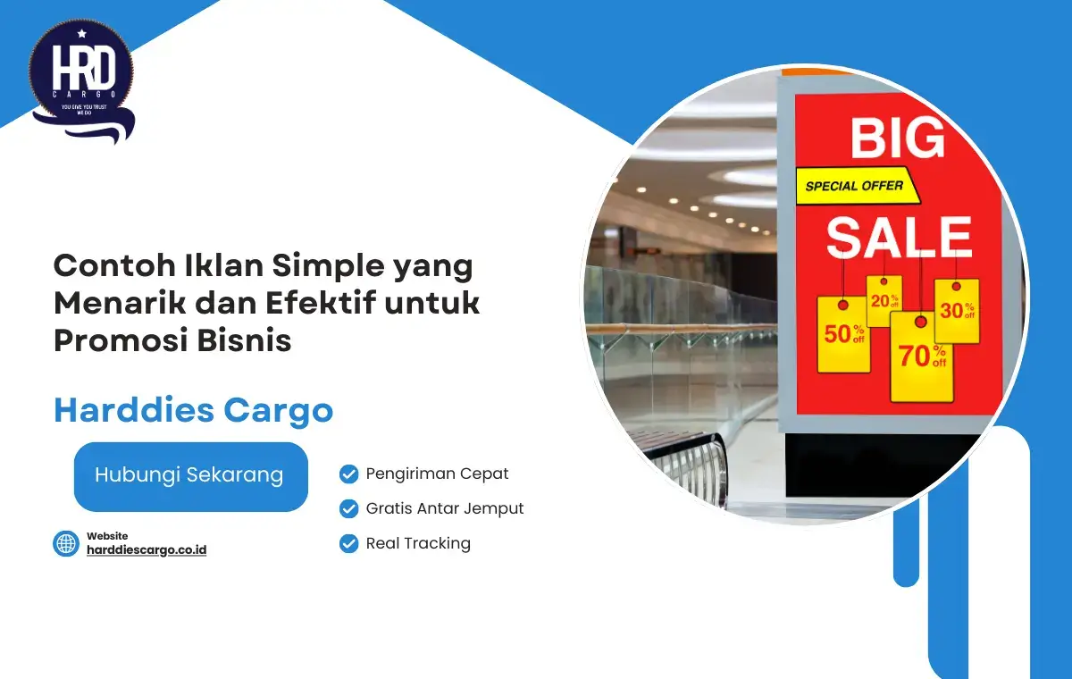 Contoh Iklan Simple